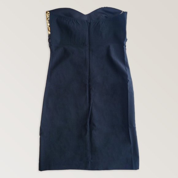 Leopard Print Mini Dress, Y2K Bodycon Dress, Size M - Picture 2 of 8